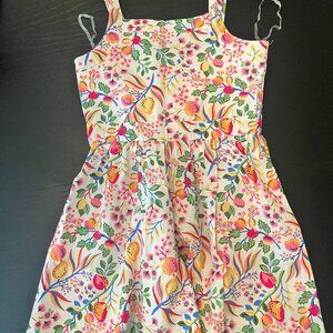 Girls Tahari Romper – Size M (8) – Floral & Fruit Print – Worn Once